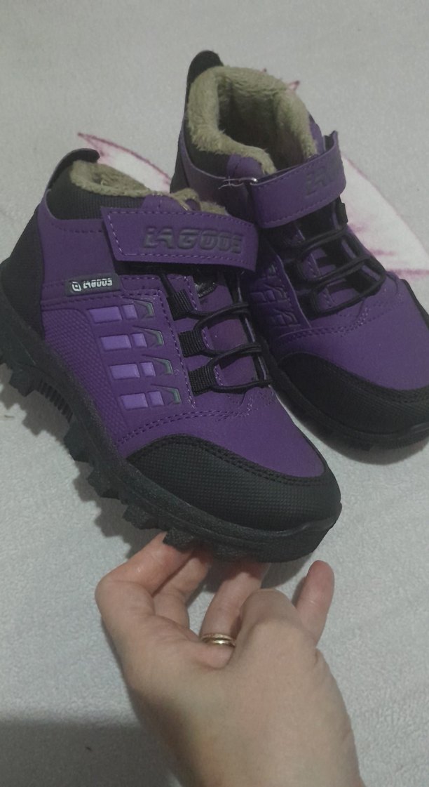 Kız Çocuk Mor Spor Ayakkabı - Görsel 4