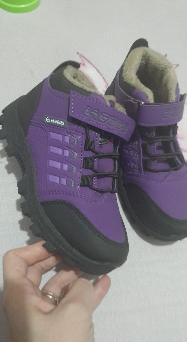 Kız Çocuk Mor Spor Ayakkabı - Görsel 2