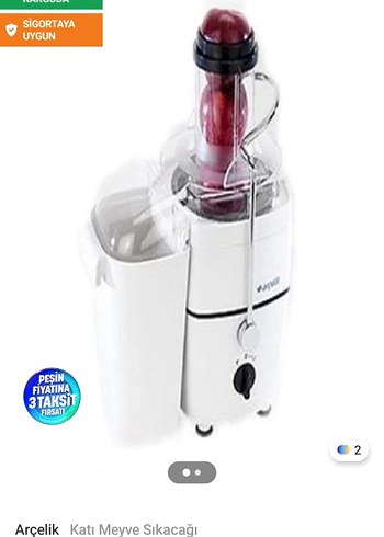Beyaz Arçelik Katı Meyve Sıkacağı - Görsel 7