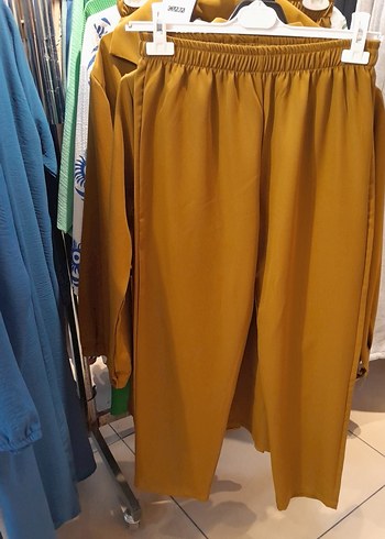 Düğmeli, Uzun Kollu Mini Kahverengi Kadın Gömlek - Görsel 2