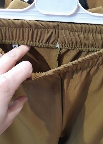 Düğmeli, Uzun Kollu Mini Kahverengi Kadın Gömlek - Görsel 3