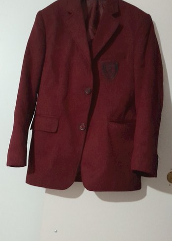 Bordo Erkek Çocuk Düğmeli Klasik Ceket 11 /13 yaş aralığına olur - Görsel 15