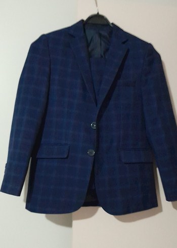 Erkek  çocukMavi Düğmeli Klasik Kesim Ceket 7/8 yaş - Görsel 2