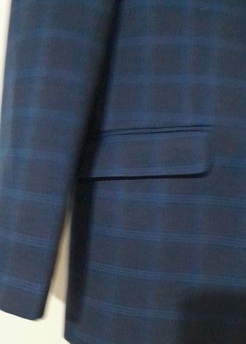 Erkek  çocukMavi Düğmeli Klasik Kesim Ceket 7/8 yaş - Görsel 3