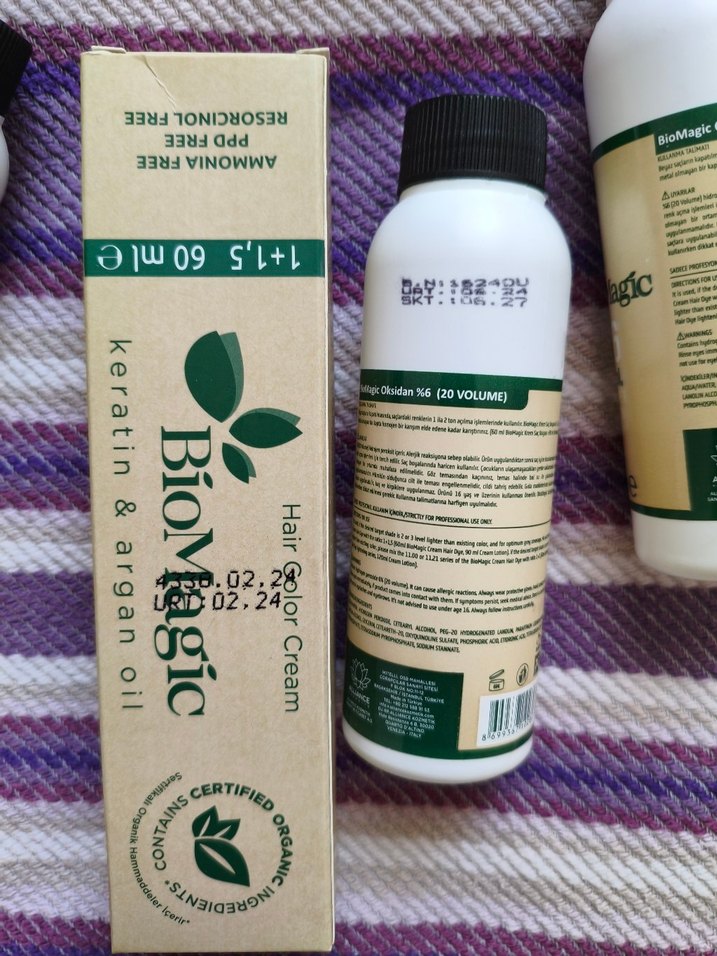 Bio Magic Saç boyası ve oksidanlari - Görsel 3
