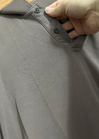 Bej Erkek Polo Tişört, Kısa Kollu, Salaş Kesim - Görsel 2