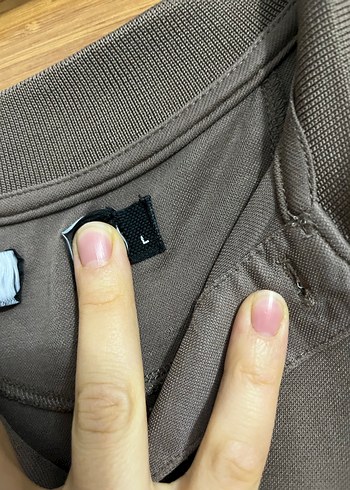 Bej Erkek Polo Tişört, Kısa Kollu, Salaş Kesim - Görsel 3