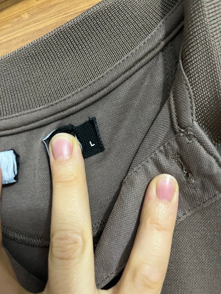 Bej Erkek Polo Tişört, Kısa Kollu, Salaş Kesim - Görsel 3