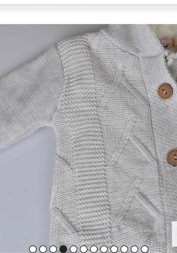 Gri  astronot kalın Bebek Tulumu - Görsel 3