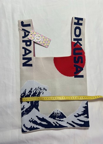 Beden Japon Kalın Örgü Kumaş Çanta
