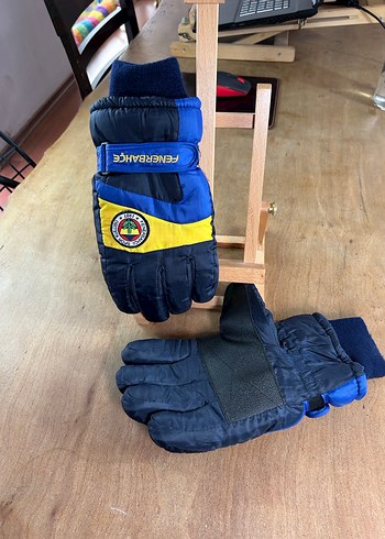 Fenerbahçe Nakışlı Mavi Erkek Kayak Eldiveni - Görsel 3