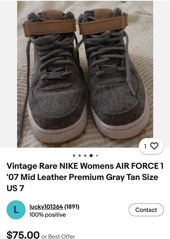 Nike Air Force 07 Mid Leather Premium - Görsel 10