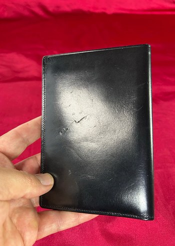 Cüzdan Deri Unisex Siyah Pasaport - Görsel 11