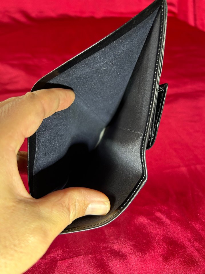 Cüzdan Deri Unisex Siyah  Pasaport - Görsel 4