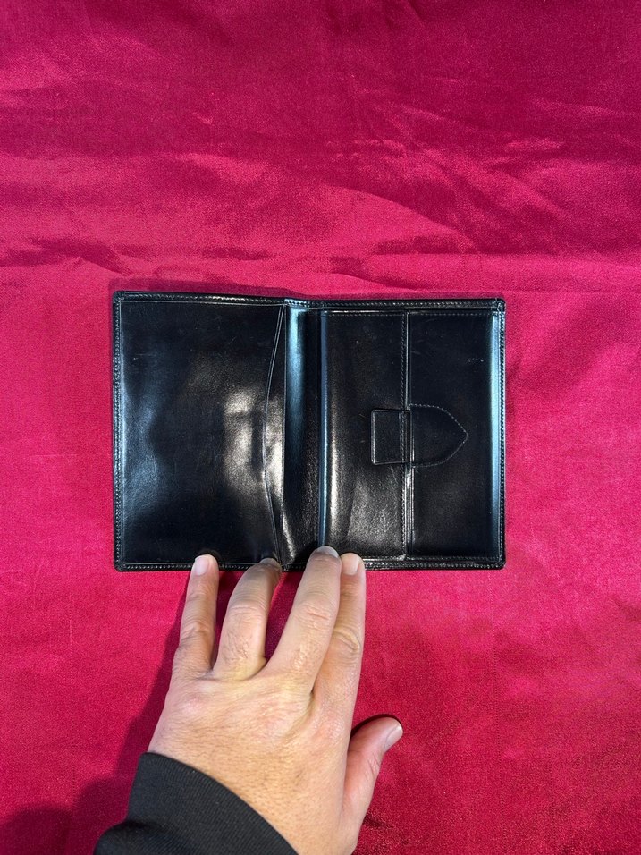 Cüzdan Deri Unisex Siyah  Pasaport - Görsel 2