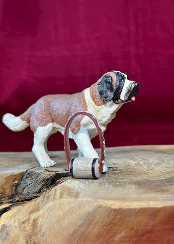 Papo Saint - Bernard Figür Orjinal Pvc K - Görsel 6