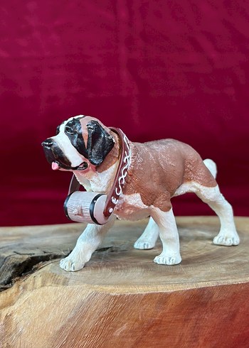 Papo Saint - Bernard Figür Orjinal Pvc K - Görsel 3