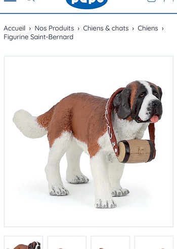Papo Saint - Bernard Figür Orjinal Pvc K - Görsel 9