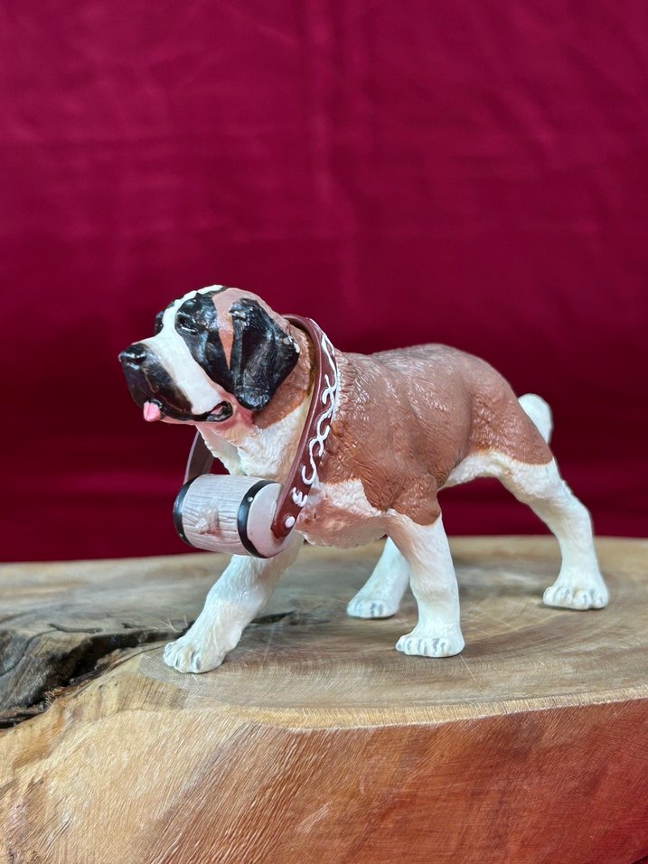 Papo Saint - Bernard Figür Orjinal Pvc K - Görsel 3