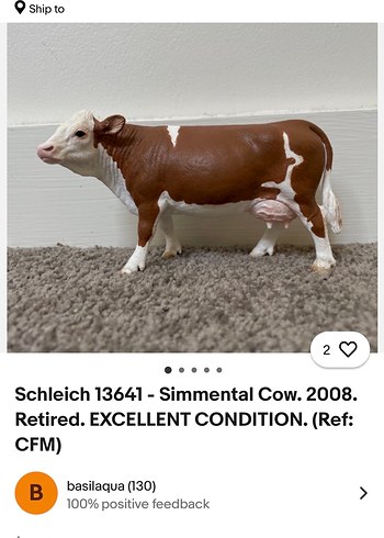 Schleich Simental Figür Orjinal Pvc Figü - Görsel 7