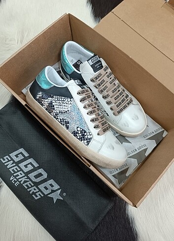36 Beden çeşitli Renk Golden Goose Super-Star Hakiki Deri