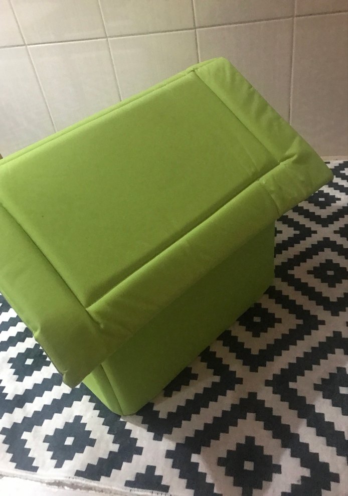 Yeşil renkte Kedi Evi - Görsel 3