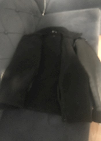 Siyah Deri Biker Ceket - Görsel 2