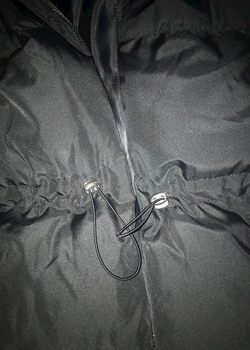 Siyah Uzun Kadın Şişme Yelek - Görsel 2