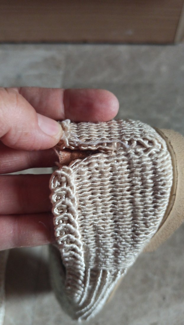 Kadın Örgü Dolgu Topuklu Espadril - Görsel 4