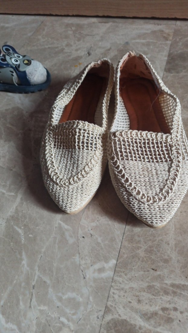 Kadın Örgü Dolgu Topuklu Espadril - Görsel 2