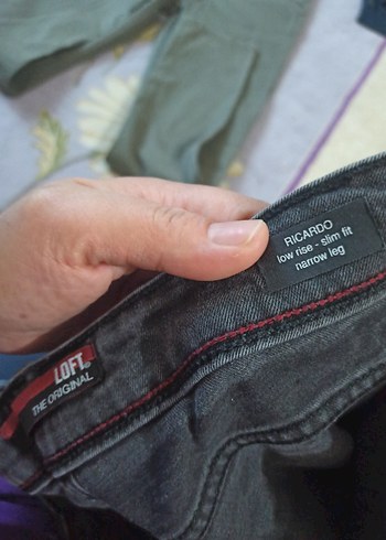 Gri Rahat Kesim Erkek Kot Pantolon - Görsel 5