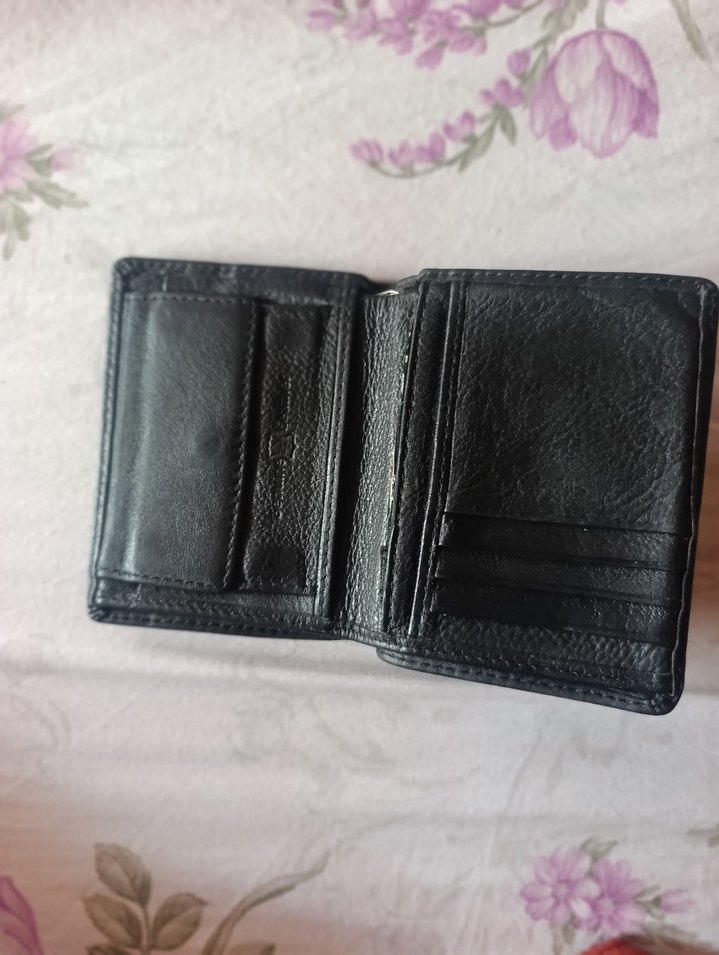 Siyah Minimalist Erkek Cüzdanı - Görsel 3