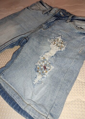 Denim Blue Jeans 1982 crafted with love W27 Kot Şort 