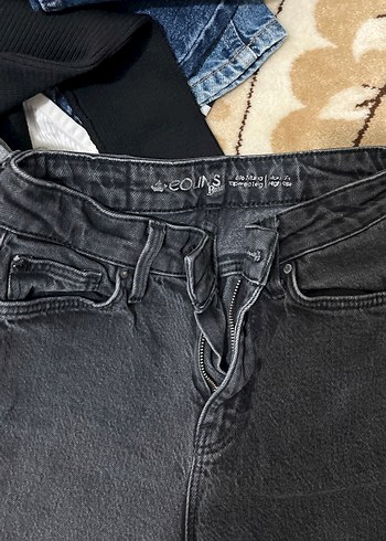 Colin's Siyah Bağcıklı Kadın Denim Pantolon