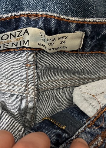xs Beden Kadın Lacivert Denim Regular Fit Midi Jean