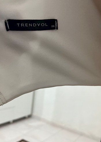 s Beden beyaz Renk Beyaz Zebra Desenli Askılı Büstiyer