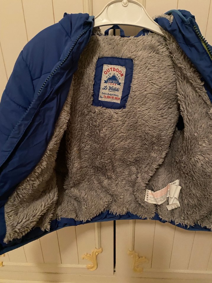 Erkek Çocuk Lacivert Fermuarlı Mont - Görsel 3