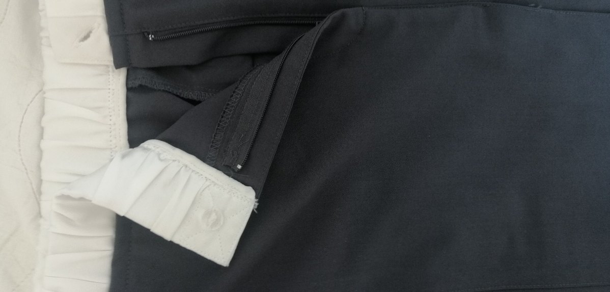 Zara Uzun Yırtmaçlı Etek - Görsel 3