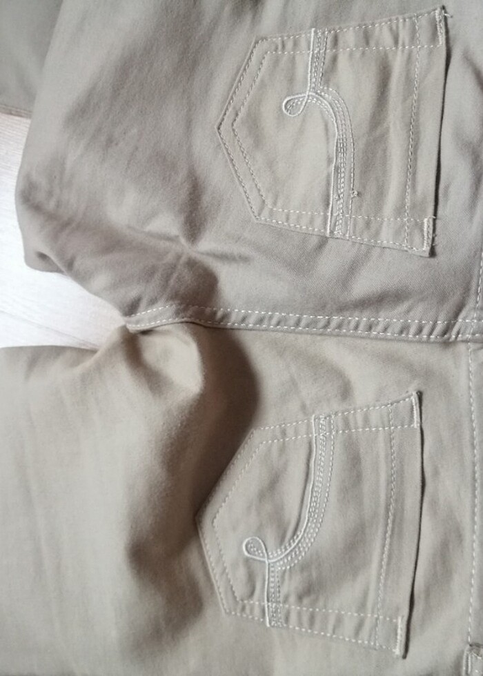 İspanyol Paça Kanvas Pantolon  - Görsel 4