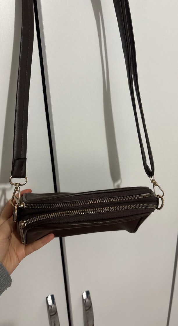 Acı kahve Deri Kadın Çanta - Görsel 2