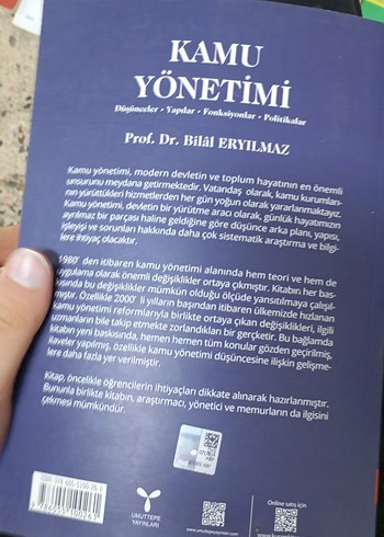 Kamu Yönetimi - Prof. Dr. Bilâl Eryılmaz