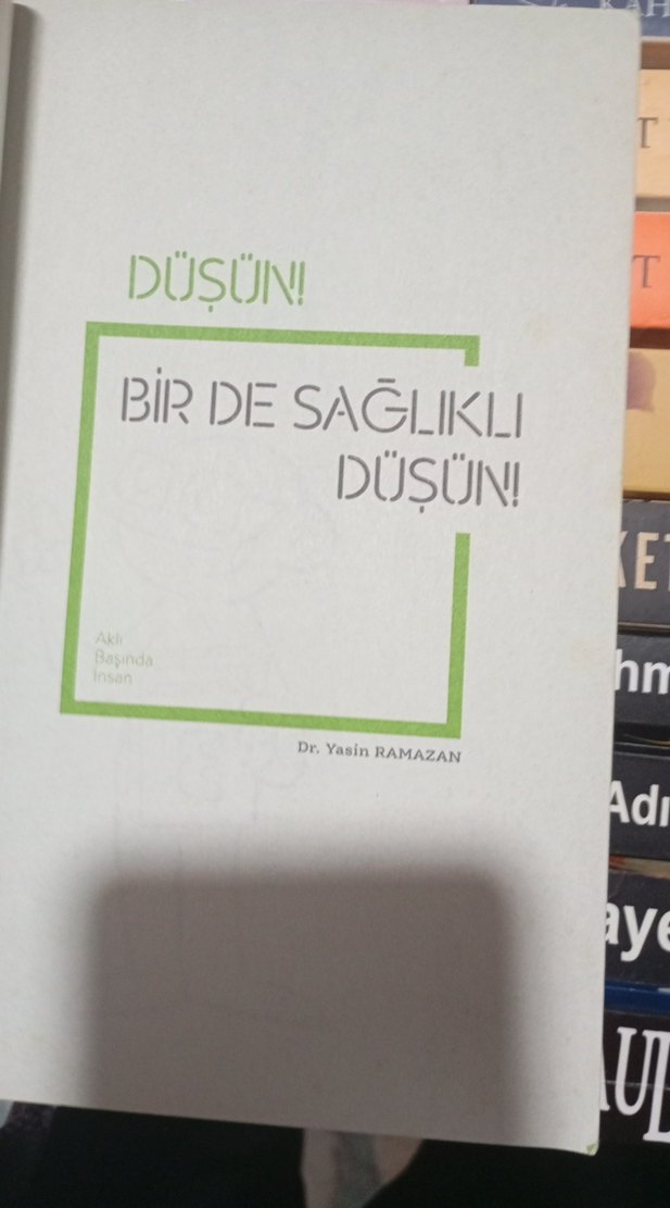Düşün! Bir de Sağlıklı Düşün! - Görsel 2