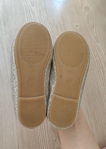h&m Kız Çocuk Bej Fırfırlı Babet Ayakkabı - Görsel 4