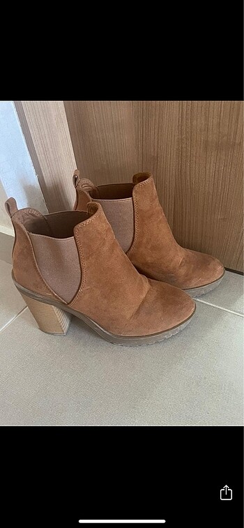 Bershka taba topuklu bot