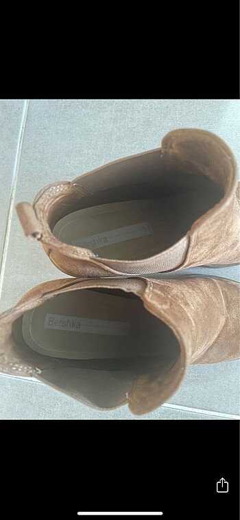36 Beden Bershka taba topuklu bot