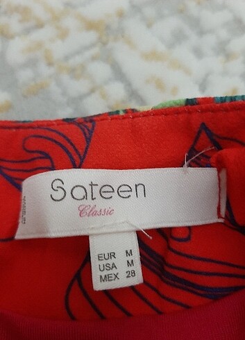 Saten Sateen midi etek