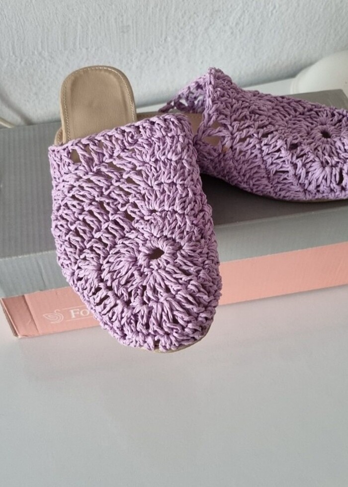 Hasır terlik - Görsel 2