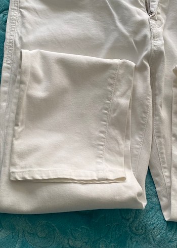 Beyaz kot pantolon erkek - Görsel 2