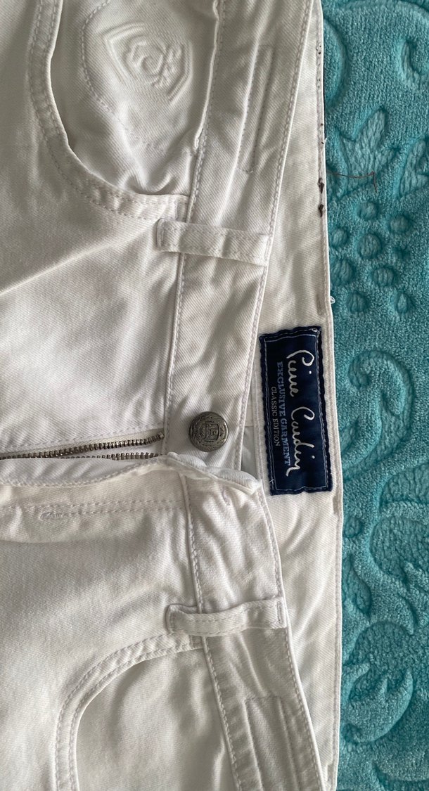 Beyaz kot pantolon erkek - Görsel 4