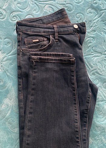 Koyu mavi kot pantolon - Görsel 5